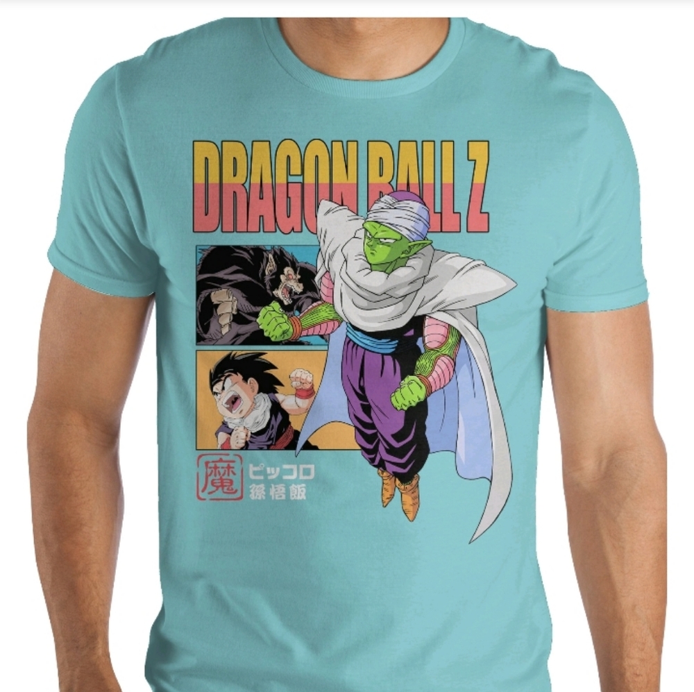 Dragon Ball Z Turquoise Men's and Big Men's
